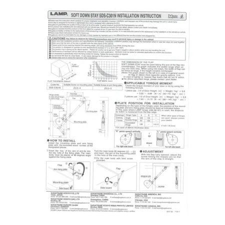 BRACCETTO IDRAULICO NERO SDS C-301N