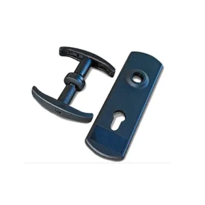 MANIGLIA PER BASCULANTI CON PLACCA FORO SAGOMATO IBFM 1437/S
