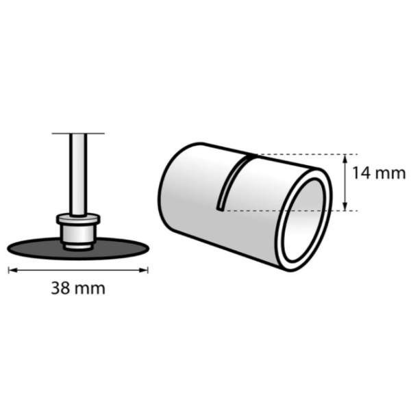 DISCHI DREMEL RINFORZATI DA TAGLIO DIAM. 38 MM ( 5 PZ )