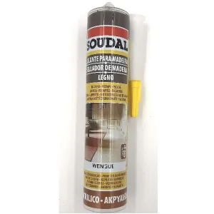 SILICONE SOUDAL ACRILICO / VERNICIABILE WENGE 300 ml