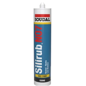 SILICONE SOUDAL TRASPARENTE NEUTRO SILIRUB NO7  300 ml