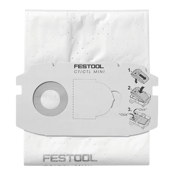 SACCHETTI FILTRO FESTOOL SC FIS-CT MIDI/5 Confez da 5 pz