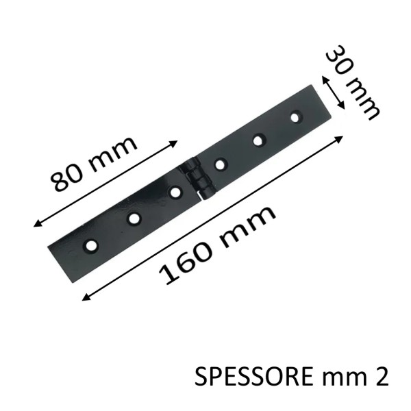 ASE VERNICIATE NERE 30 X 160 MM