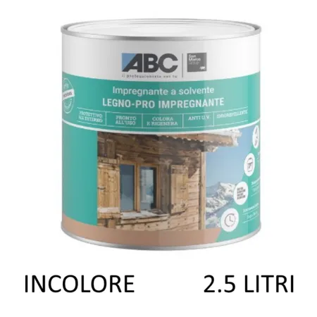 IMPREGNANTE PER LEGNO INCOLORE LITRI 2.5 IMPREGNANTE PER LEGNO INCOLORE LITRI 2.5
