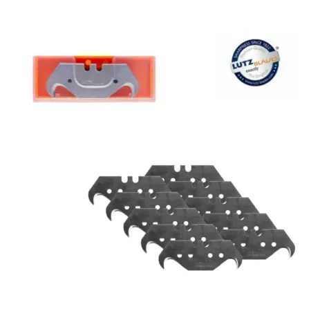 CONFEZIONE 10 LAME TRAPEZOIDALI AD UNCINO