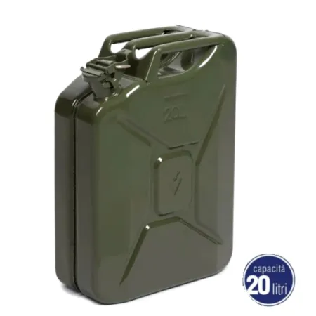 TANICA PER CARBURANTI IN METALLO 20 LITRI TANICA PER CARBURANTI IN METALLO 20 LITRI