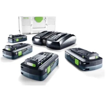 SET ENERGIA FESTOOL SYS 18V 4X4,0Ah + TCL 6 DUO 577104 SET ENERGIA FESTOOL SYS 18V 4X4,0Ah + TCL 6 DUO 577104