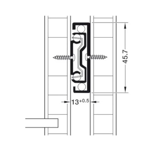 GUIDE HAFELE MATRIX BB-A A SFERE RALLENTATE