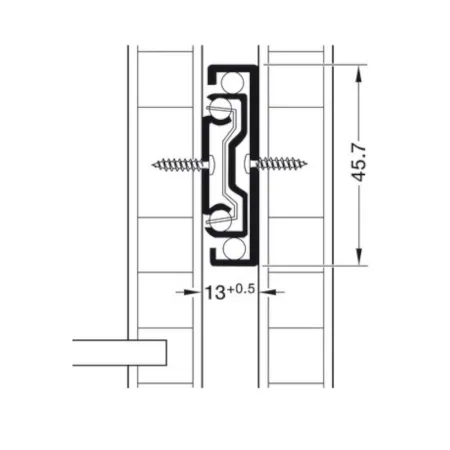 GUIDE HAFELE MATRIX BB-A A SFERE RALLENTATE