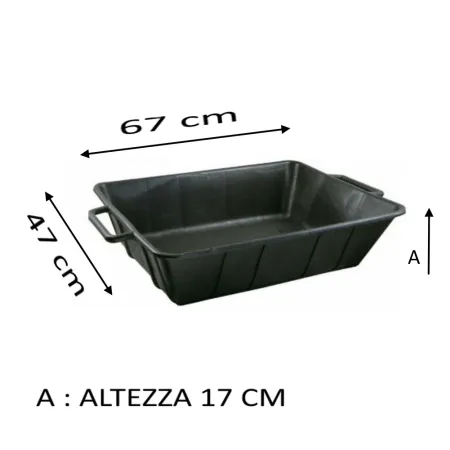 VASCA X MALTA IN PLASTICA RINFORZATA 45 CM X 67 CM