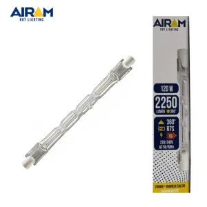 LAMPADINA AIRAM ALOGENA LUCE CALDA MM.118 - 120 W