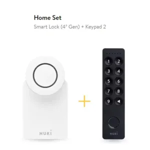 APRIPORTA NUKI SMARTLOCK 4a GENERAZIONE  BIANCO CON MATTER + TASTIERA NUKI KEYPAD 2 -OFFERTA-