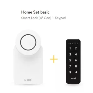 APRIPORTA NUKI SMARTLOCK 4a GENERAZIONE  BIANCO CON MATTER + TASTIERA NUKI KEYPAD-OFFERTA-