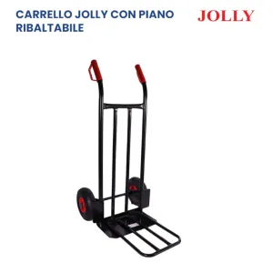 CARRELLO PORTACASSE JOLLY CON PALA RIBALTABILE PORTATA 250 KG - PROMO -
