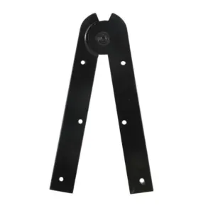 CERNIERA NERA PER SCALE DA AVVITARE MM 200 X 28 MM