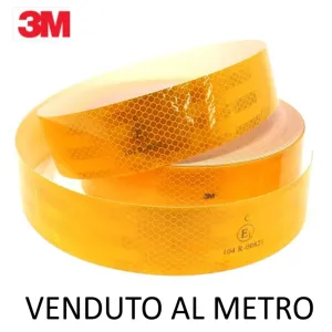 NASTRO 3M CATARINFRANGENTE GIALLO ADESIVO LARGO 55 MM VENDUTO AL METRO