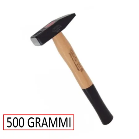 MARTELLO DA BANCO ALTE 500 GR CON MANICO IN LEGNO
