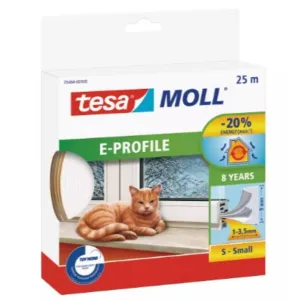 PARAFREDDO TESA PROFILO "E" MT.25 BIANCO - PROMO-