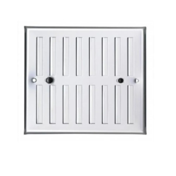 GRIGLIA CON DOSATORE MM 130X168 ALLUMINIO ANODIZZATO