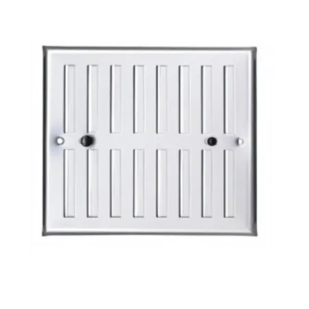 GRIGLIA CON DOSATORE MM 130X168 ALLUMINIO ANODIZZATO