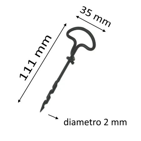 TRIVELLINO MANUALE PER LEGNO DIAMETRO 2 MM