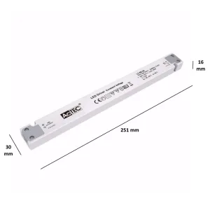 ALIMENTATORE ULTRASLIM 30 WATT 24 V AcTEC