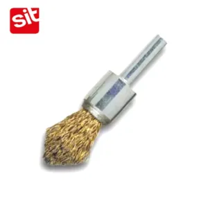 SPAZZOLA SIT A PUNTA FINE DIAMETRO 15 MM CON GAMBO