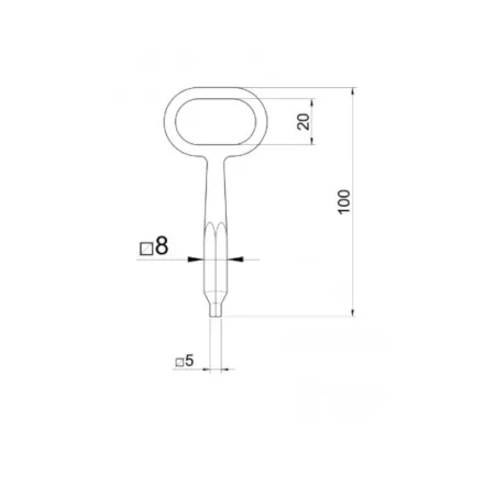 CHIUSURA A TAVELLINO QUADRO FEMMINA Q.8 ART.23-G