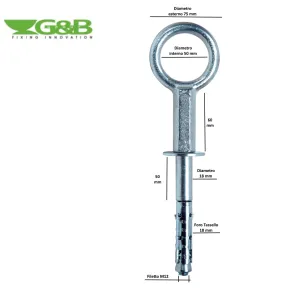TASSELLO PER PONTEGGI G&B OPF50 D.18X120