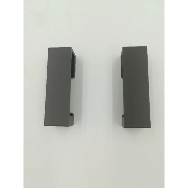 Reggitubo Emuca Set DX+SX Tubo Appenderia Rettangolare 30x15 Moka