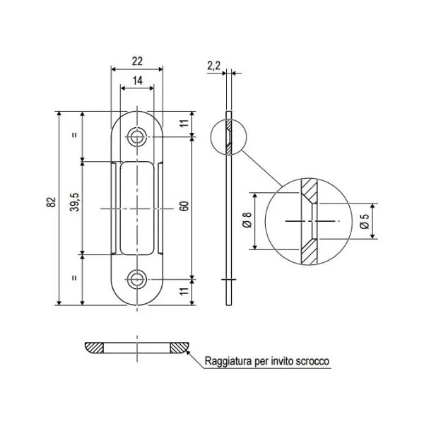 INCONTRO X VASCHETTA CON/SENZA MAGNETE EASY-MATIC