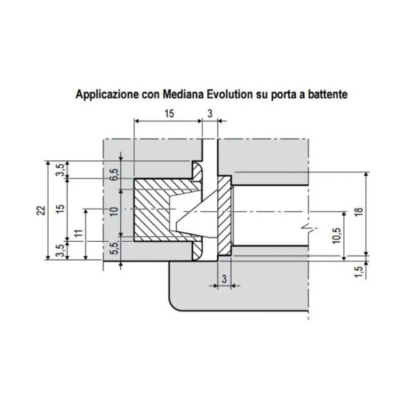 INCONTRO X VASCHETTA CON/SENZA MAGNETE EASY-MATIC