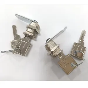 Serratura Silmec Cilindro D.15 Cromata per Cassette Postali