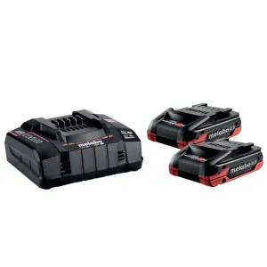 KIT DI 2 BATTERIE METABO 4,0Ah LiHDX + CARICABATTERIE- OFFERTA -