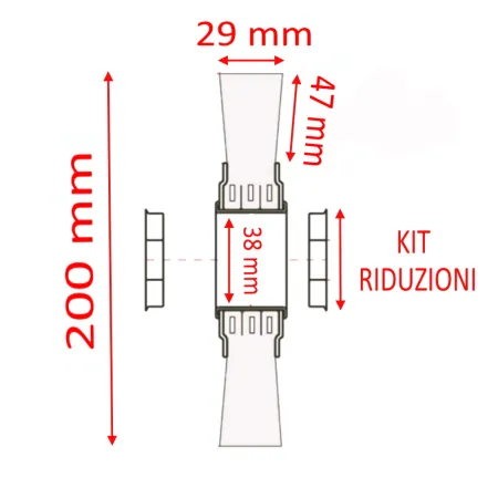 SPAZZOLA SIT CIRCOLARE IN ACCIAIO DIAM.200X29 PER MOLA BANCO