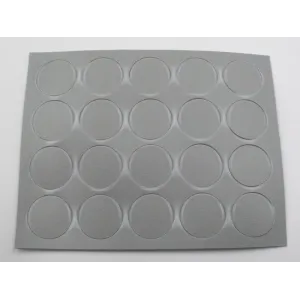 COPRIFORO ADESIVO D.20 GRIGIO BLISTER PZ.15