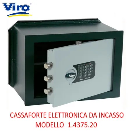 Cassaforte Viro da Incasso Elettronica Mod.1.4375.20 H290 L410