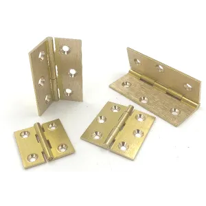 CERNIERA IN OTTONE FRESATA PIANA ORO SATINATO