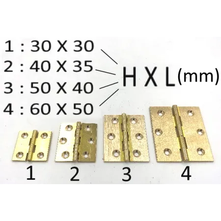 CERNIERA IN OTTONE FRESATA PIANA ORO SATINATO