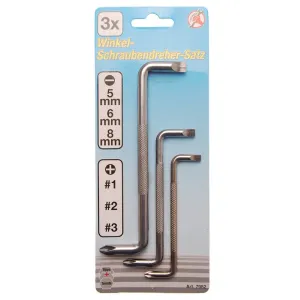 CACCIAVITI AD ANGOLO CROCE/TAGLIO BGS 7982 -CONFEZIONE DA 3 PZ-