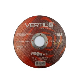 DISCO ABRASIVO VERTIGO RED-DEVIL D.115X1 mm-OFFERTA-