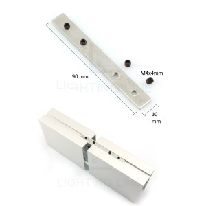 LASTRINA GIUNZIONE DIRITTA PER PROFILO PER LED RETTANGOLARE 21X16 LEDPOINT