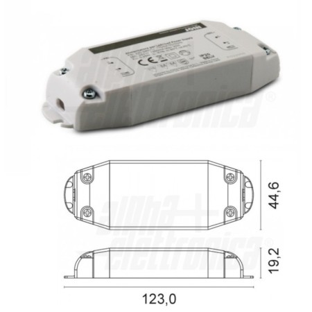 ALIMENTATORE TERMOPLASTICO SLIM 30 WATT 12 V