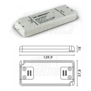 ALIMENTATORE TERMOPLASTICO SLIM 50 WATT 12 V