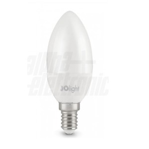 LAMPADINA LED A CANDELA 8W ATTACCO E14 LUCE NATURALE 4000k JOLIGHT