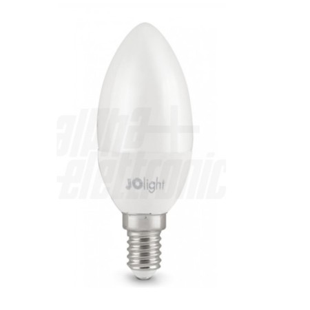 LAMPADINA LED A CANDELA 8W ATTACCO E14 LUCE NATURALE 4000k JOLIGHT