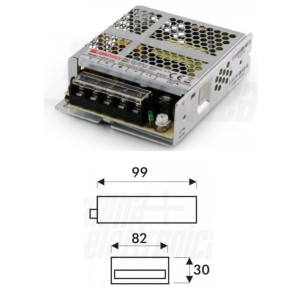 ALIMENTATORE DA QUADRO GRIGLIATO 36 WATT 12V 3000mA ALPHATRONIC