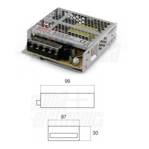ALIMENTATORE DA QUADRO GRIGLIATO 72 WATT 12V 6000mA ALPHATRONIC