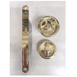 KIT SCIVOLA A "TRE CLASS" ORO LUCIDO  BORDO TONDO