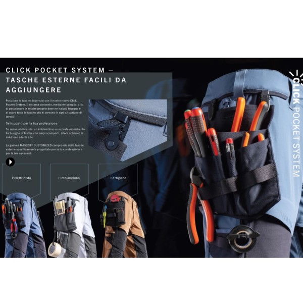TASCHE ESTERNE MASCOT PER PANTALONE CUSTOMIZED -OFFERTA-